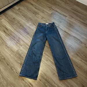 Reformation Cary Studded Jeans